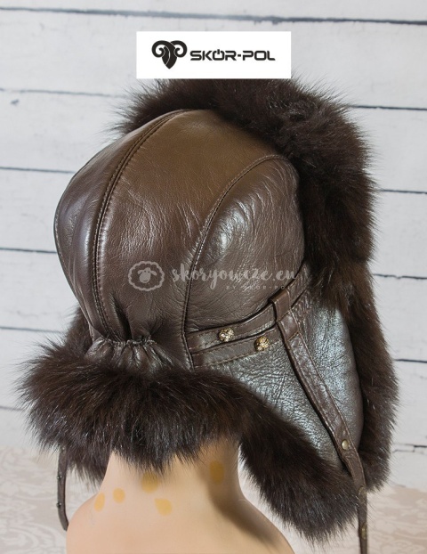 Czapka Papacha, uszatka, pilotka - damska