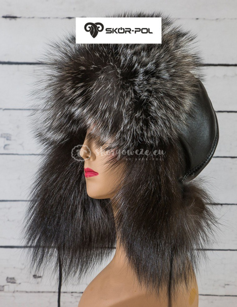 Czapka Papacha, uszatka, pilotka - damska