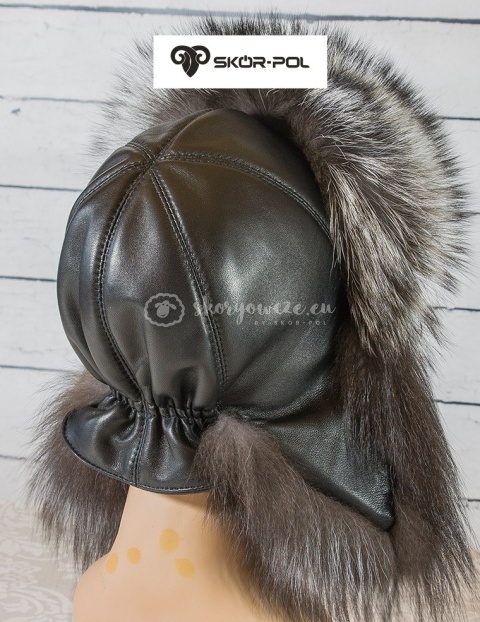 Czapka Papacha, uszatka, pilotka - damska