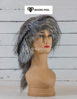 Czapka toczek z ogonem - damska