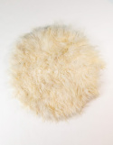 Sheepskin round white