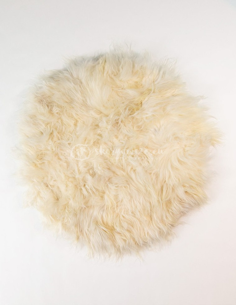 Sheepskin round white Sheepskin round white