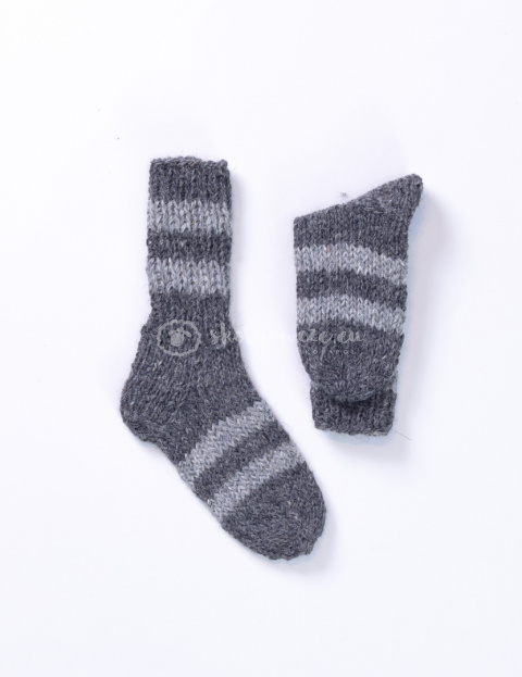 High, thick, white socks with wool filling with a gray, highlander pattern High, thick, white socks with wool filling with a gray, highlander pattern