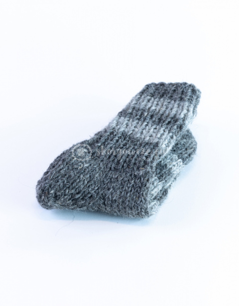 High, thick, white socks with wool filling with a gray, highlander pattern High, thick, white socks with wool filling with a gray, highlander pattern