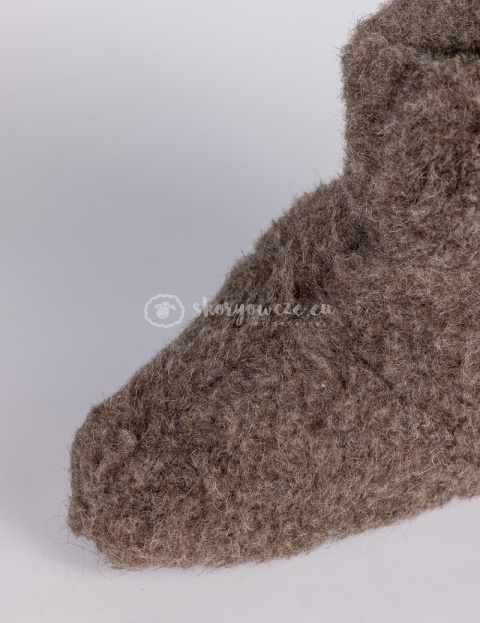 Bambosze wełniane góralskie wysokie #dzik