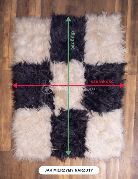 Narzuta dekoracyjna futro szare z królika 200x220 cm Narzuta dekoracyjna futro szare z królika 200x220 cm