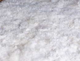 Iceland trimmed sheepskin bedspread 160x200 #white