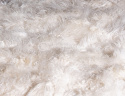 Decorative bedspread rug curly llama/tibetan fur 160x200