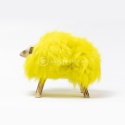 Baranek dekoracyjny / żółty