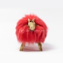 Baranek dekoracyjny / czerwony