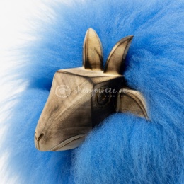 Baranek dekoracyjny / niebieski