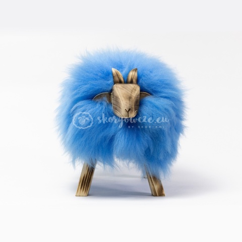 Baranek dekoracyjny / niebieski