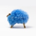 Baranek dekoracyjny / niebieski