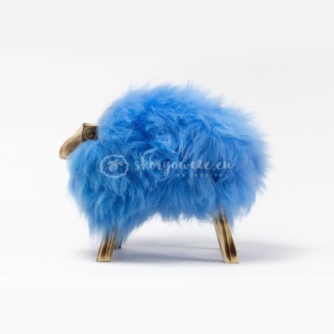 Baranek dekoracyjny / niebieski