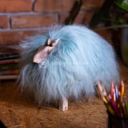 Baranek dekoracyjny / miętowy