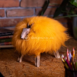 Baranek dekoracyjny / pomarańczowy