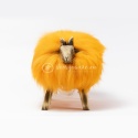 Baranek dekoracyjny / pomarańczowy