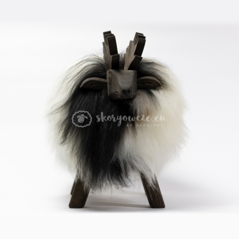 Renifer dekoracyjny / czarno biały