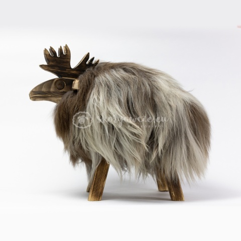 Renifer dekoracyjny / multicolor brąz