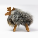 Renifer dekoracyjny / multicolor szary