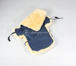 Wkładka do fotelika z zapięciem / Granatowa