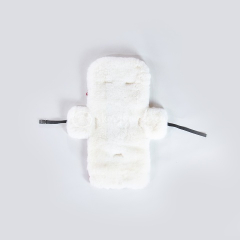 Wkładka do fotelika z zapięciem / Ciemno Szara