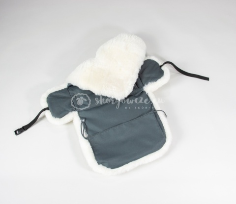 Wkładka do fotelika z zapięciem / Ciemno Szara