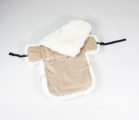 Wkładka do fotelika z zapięciem / Beżowa