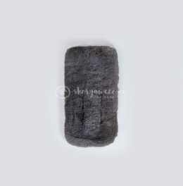 Wkładka do fotelika ze skóry owczej / Czarna